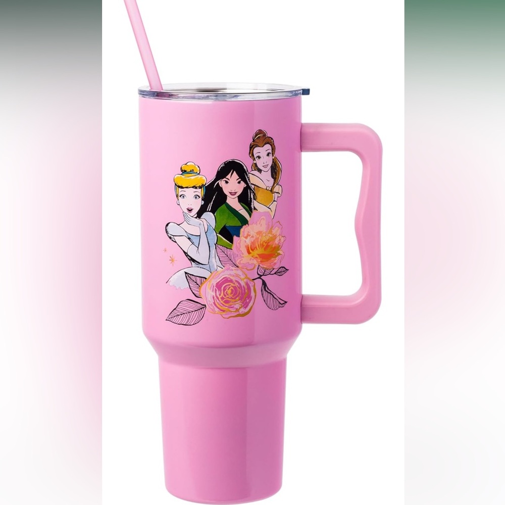 Pink Disney Princess Tumbler Cup 👑💖40oz